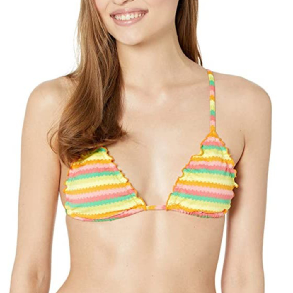 L*Space Printed Maggie Bikini Top - Under The Sun NWT Size Large